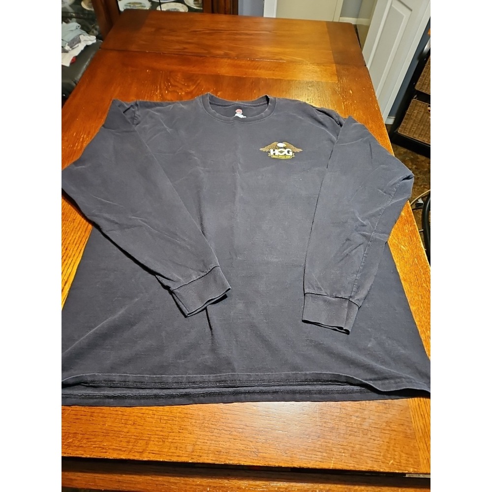 Harley-Davidson Shirt Mens 2XL Black Long Sleeve Harley Owner Group Tshirt (A952